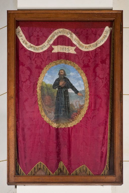 bannière de procession : saint Thibault