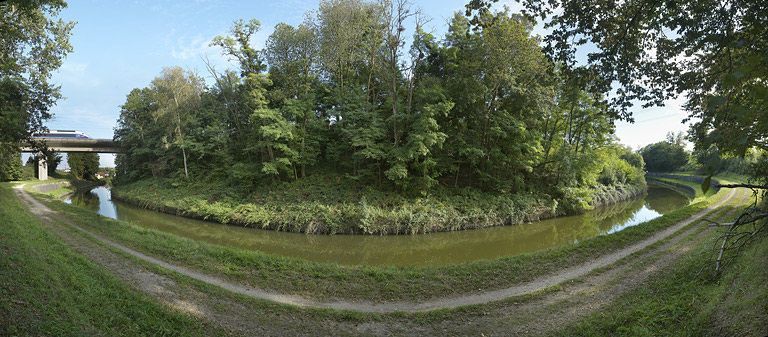 bief ; tranchée de Longpendu (canal du Centre)