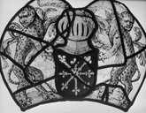 verrière : armoiries de la famille de Ray (panneau n° 903.11.2)