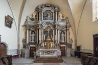 autel, retable, tabernacle, gradin d'autel, relief (ensemble du maître-autel)