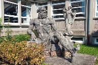 groupe sculpté : Vulcain