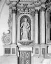 2 statues : saint Pierre et saint Paul