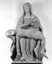 groupe sculpté : Vierge de Pitié