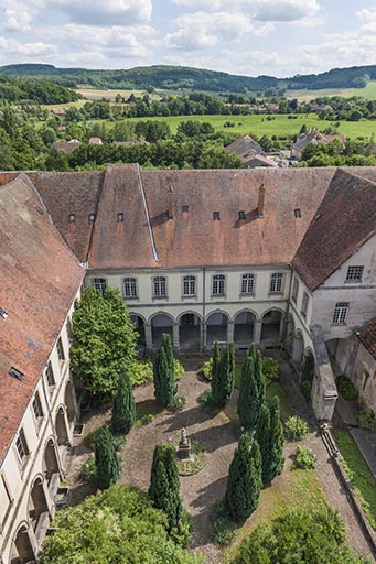 abbaye de bénédictines et de bénédictins, puis séminaire