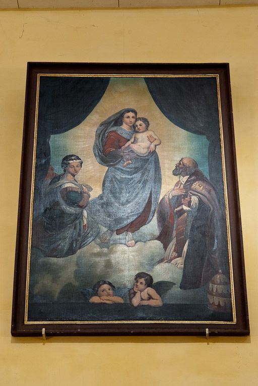 tableau : Vierge à l'Enfant (La Madone de saint Sixte)