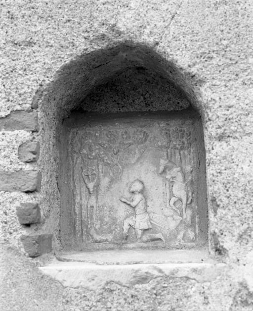 bas-relief : Conversion de saint Hubert