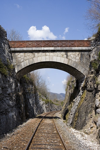 pont routier (voie ferrée Andelot - La Cluse)