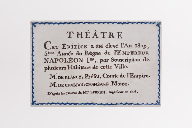 plaque commémorative