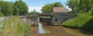 pont routier sur l'écluse 07, dite de la Roche ou de Saint-Gelin (canal du Centre)