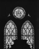 verrière (3) : décorative (baies 0, 2 et 3), verrière figurée, verrière figurée décorative
