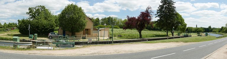 site de l'écluse 10 du versant Océan ; dite de Chavannes (canal du Centre)