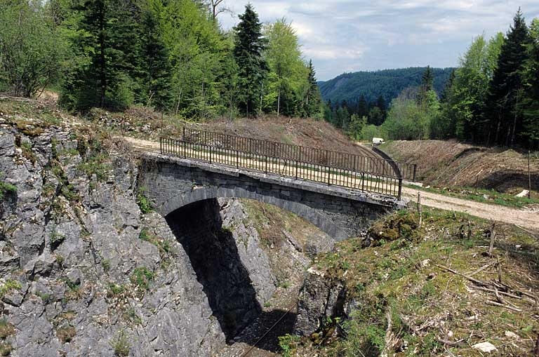 pont routier (voie ferrée Andelot - La Cluse)