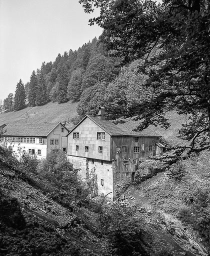 moulin à farine dit moulin du Bas, usine de petite métallurgie (usine d'outillage) Louis Garnache-Chiquet et Fils puis usine de tabletterie Vuillet