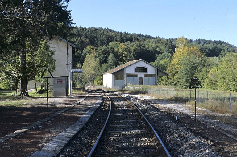 gare du Vaudioux (voie ferrée Andelot - La Cluse)