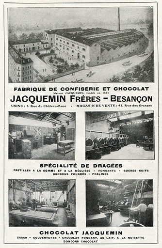 confiserie et chocolaterie Jacquemin Frères