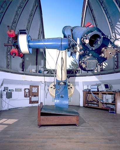 ensemble de l'astrographe triple et de ses accessoires