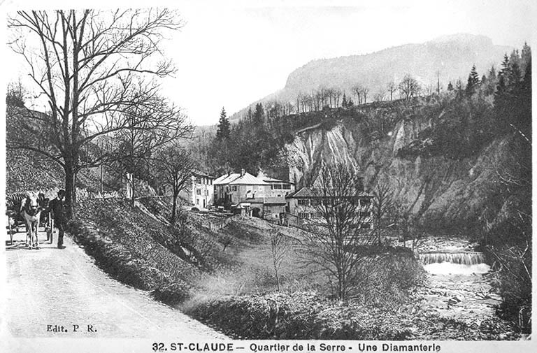 brasserie, usine de tabletterie, usine de taille de pierre pour la joaillerie et l'industrie dite diamanterie Adamas