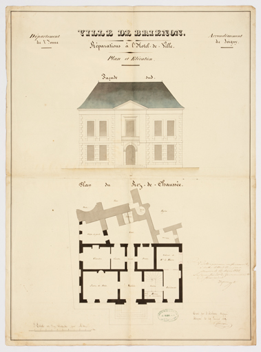 mairie et théâtre municipal dit Théâtre perché