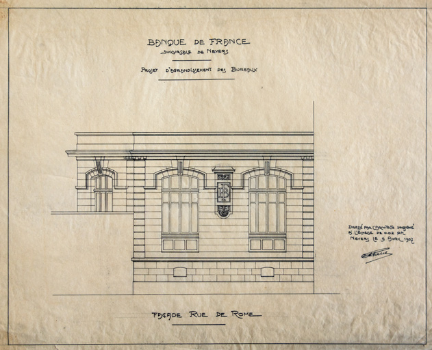 logis abbatial de Saint-Martin, puis hôtel de La Rochefoucauld, puis succursale départementale de la Banque de France