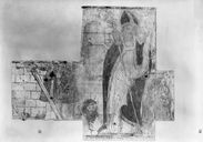 peinture murale (2) : saint Nicolas, sainte Catherine, donatrice