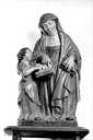 groupe sculpté : l'Education de la Vierge