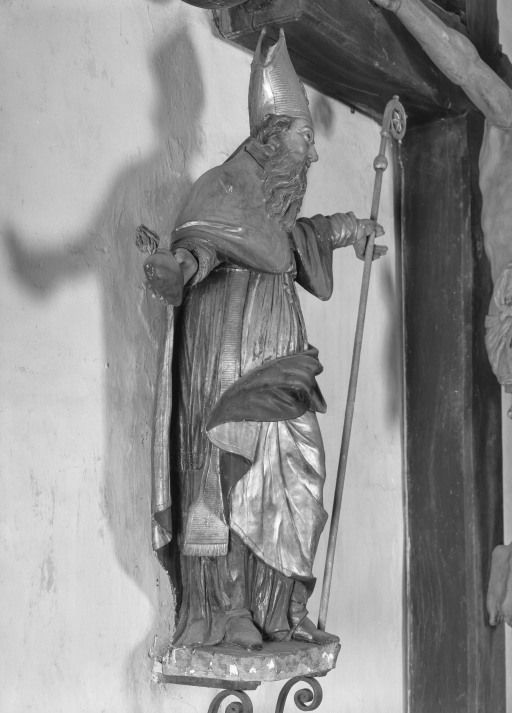 statue (2, en pendant) : saint Augustin, sainte Ursule