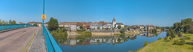 Les conséquences du passage de la Saône dans la commune de Verdun-sur-le-Doubs