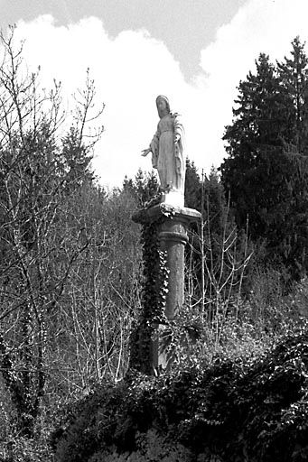 statue : Vierge de l'Immaculée Conception dite Notre-Dame du choléra ou Marie du choléra