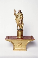 bâton de procession : saint Roch