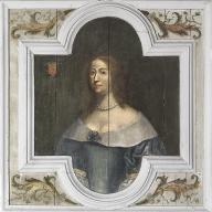 ensemble de deux tableaux en pendant : portraits de Charles 1er de Vienne et de Marguerite Fauche de Domprel