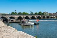 Les ponts de la Saône navigable en Bourgogne-Franche-Comté