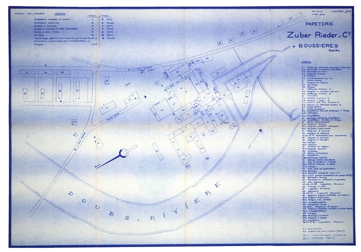 usine de papeterie Zuber Rieder et Cie, actuellement Papeterie Zuber Rieder et centrale hydroélectrique
