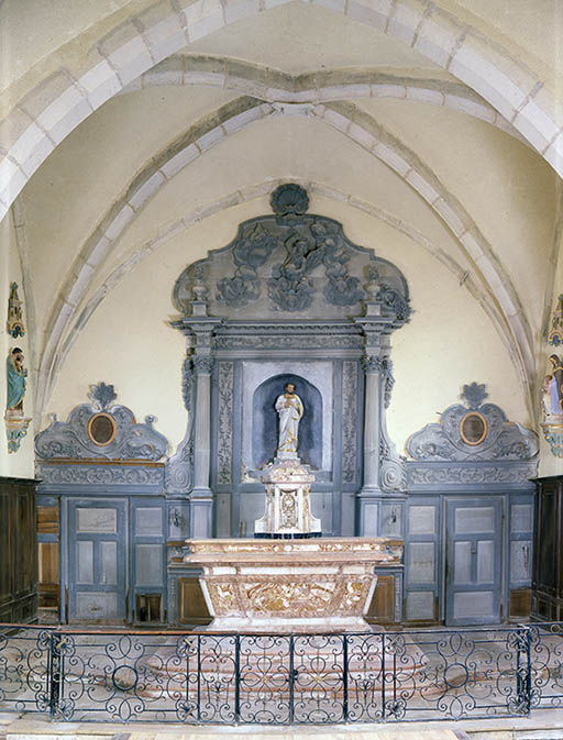 retable, lambris de couvrement (retable architecturé) : du maître-autel