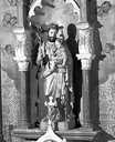 2 statues : saint Joseph et Vierge de l'Immaculée Conception