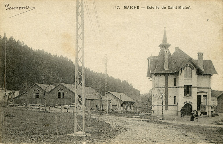 scierie Thidric puis Gaume, ou Grande Scierie mécanique de Maîche