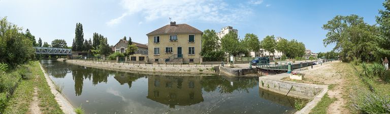 site de l'écluse 81, dite du Batardeau (canal du Nivernais)
