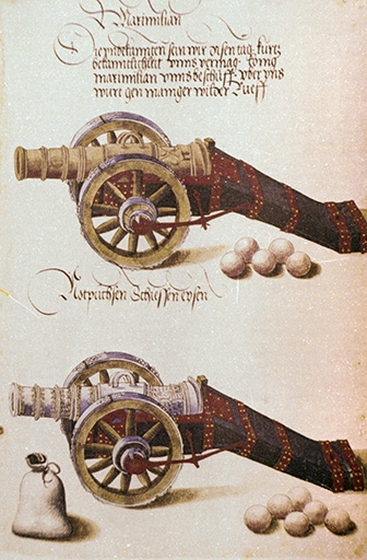 pièce d'artillerie du début du 18e siècle