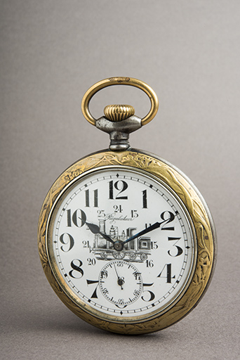 montre de gousset mécanique dite régulateur de cheminot