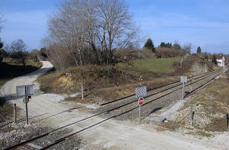 passage à niveau n° 29 (voie ferrée Andelot - La Cluse)