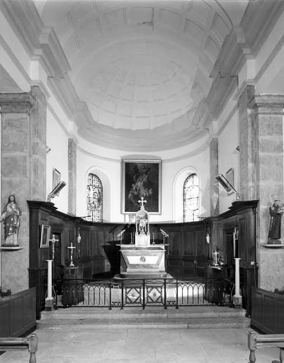 le mobilier de l'église paroissiale Saint-Sébastien