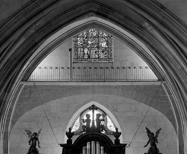 église abbatiale de l'abbaye Saint-Oyend, actuellement cathédrale Saint-Pierre, Saint-Paul et Saint-André