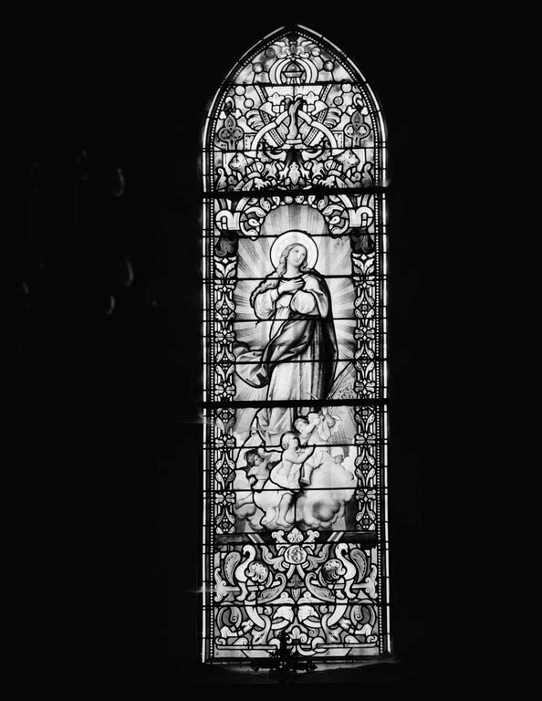 verrière (verrière à personnages) : Assomption