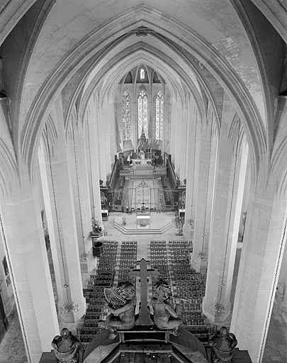 église abbatiale de l'abbaye Saint-Oyend, actuellement cathédrale Saint-Pierre, Saint-Paul et Saint-André