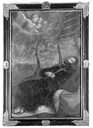 tableau et son cadre : la Mort de saint François Xavier