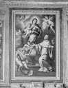 tableau d'autel et son cadre : Saint Bernard et le miracle de la Lactation