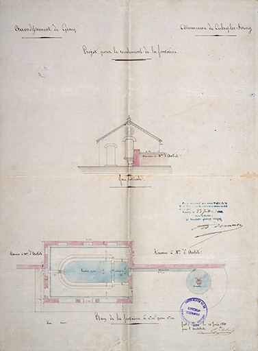 réseau d'adduction des eaux de la commune de Cubry-Lès-Soing