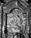 haut-relief : le Mariage mystique de sainte Catherine