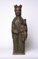 statue : Vierge à l'Enfant assise