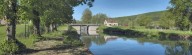 pont routier sur l'écluse 29 du versant Saône (canal de Bourgogne)