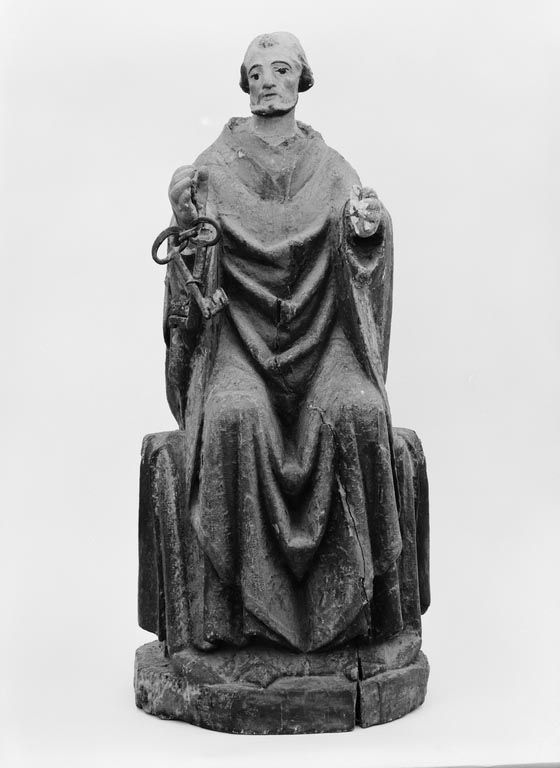 statue (demi-nature) : saint Pierre